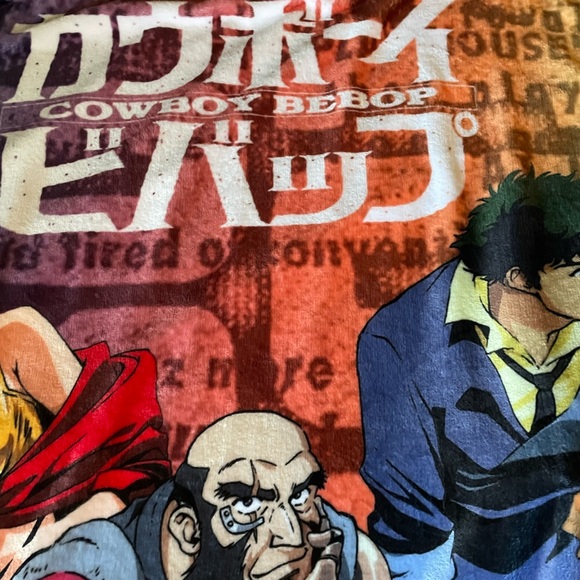 Cowboy Bebop Group CB Sessions Lightweight Ultra Soft Vibrant Throw 42”X60” EUC